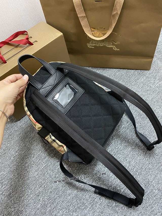 Burberry專門店新款雙肩包 巴寶莉經典格紋男女款後背包 yxb1195